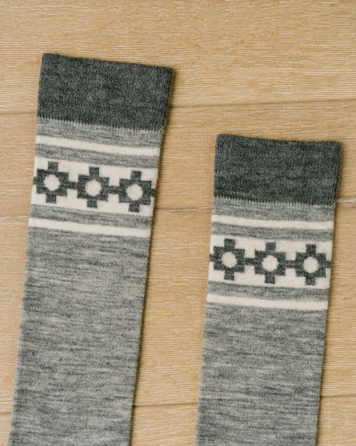 Chakana Light Grey - Ski/Snowboard Sock