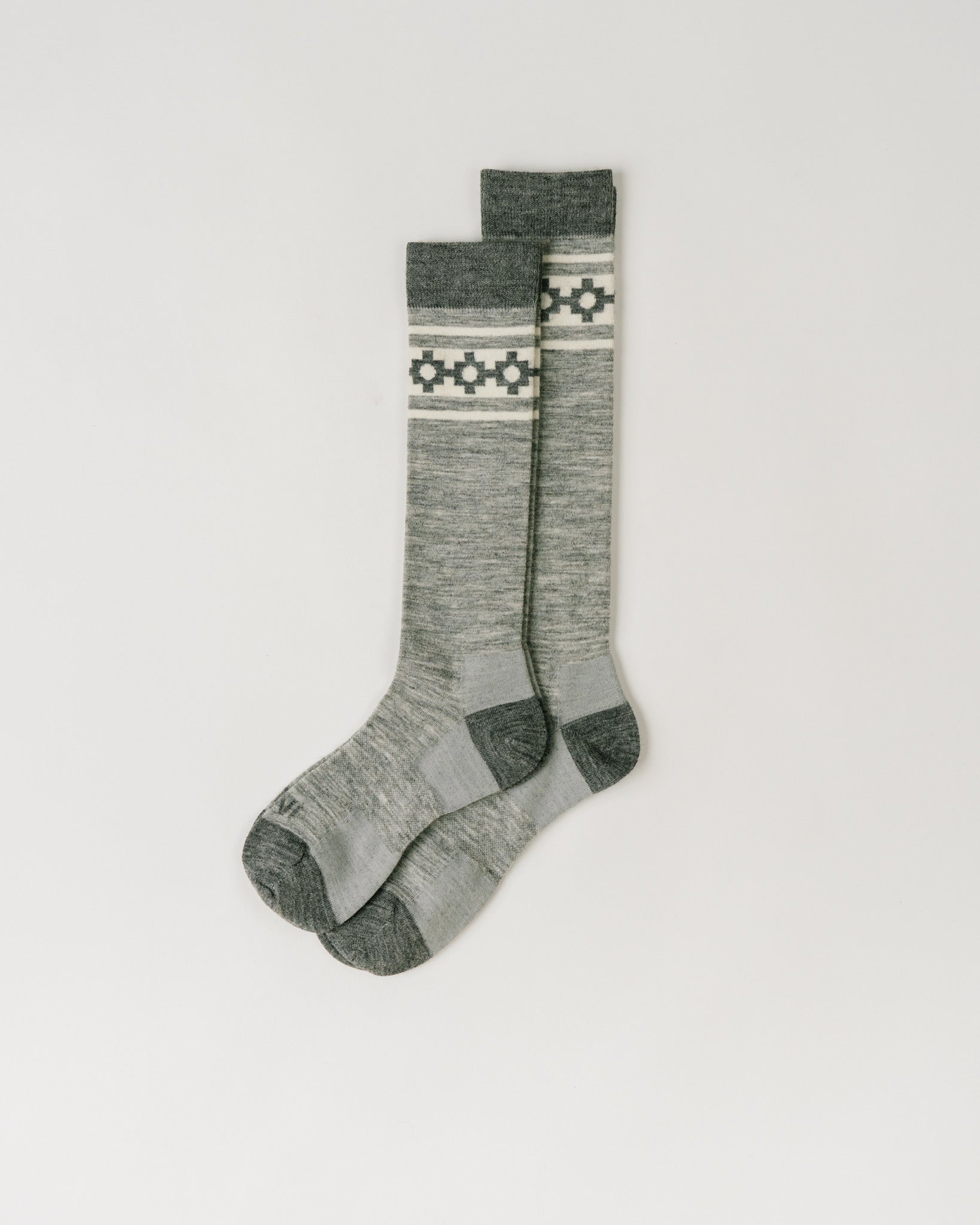 Chakana Light Grey - Ski/Snowboard Sock
